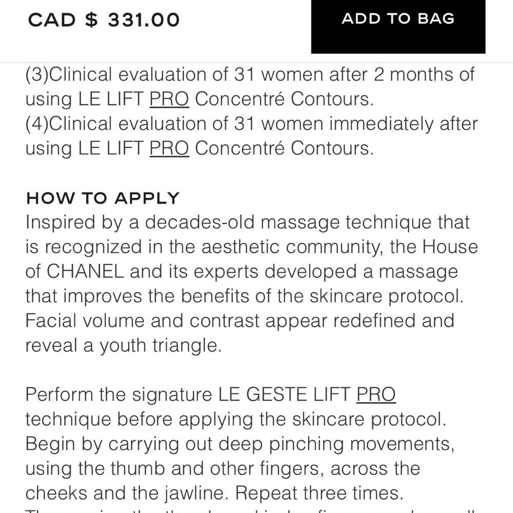 Chanel Le Lift Pro Contours - Picture 10 of 10